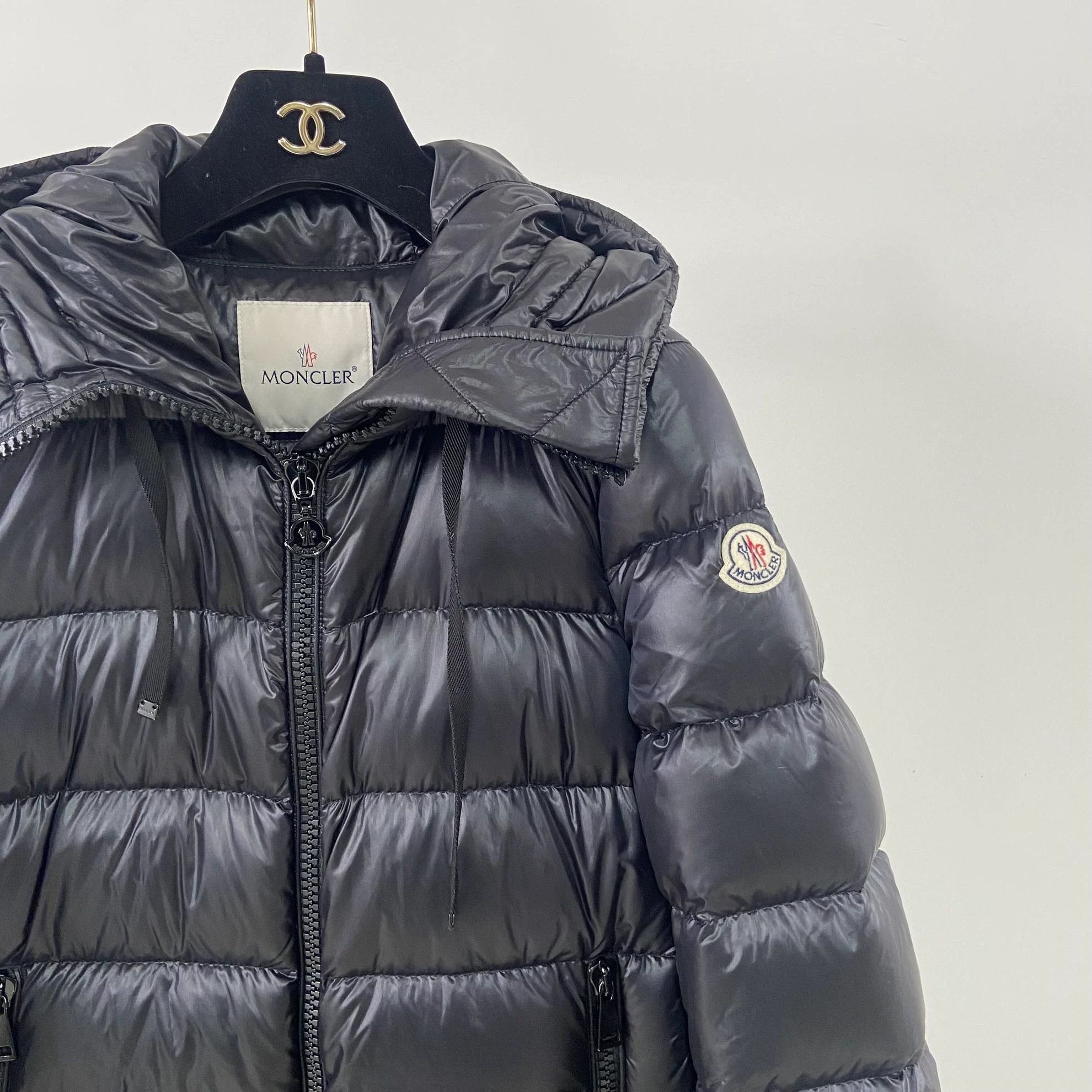 Moncler Moncler Black Mid-Length Puffer Jacket Size 1 Size S / US 4 / IT 40 - 5 Thumbnail