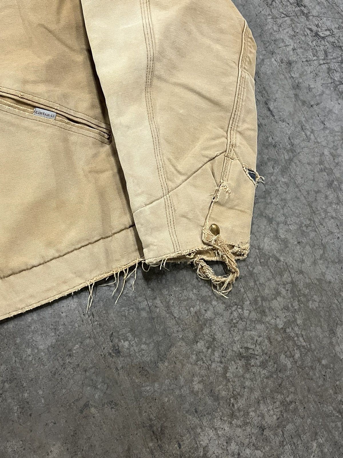 Carhartt × Vintage Carhartt Detroit blanket lined jacket perfectly thrashed Size US XL / EU 56 / 4 - 6 Thumbnail