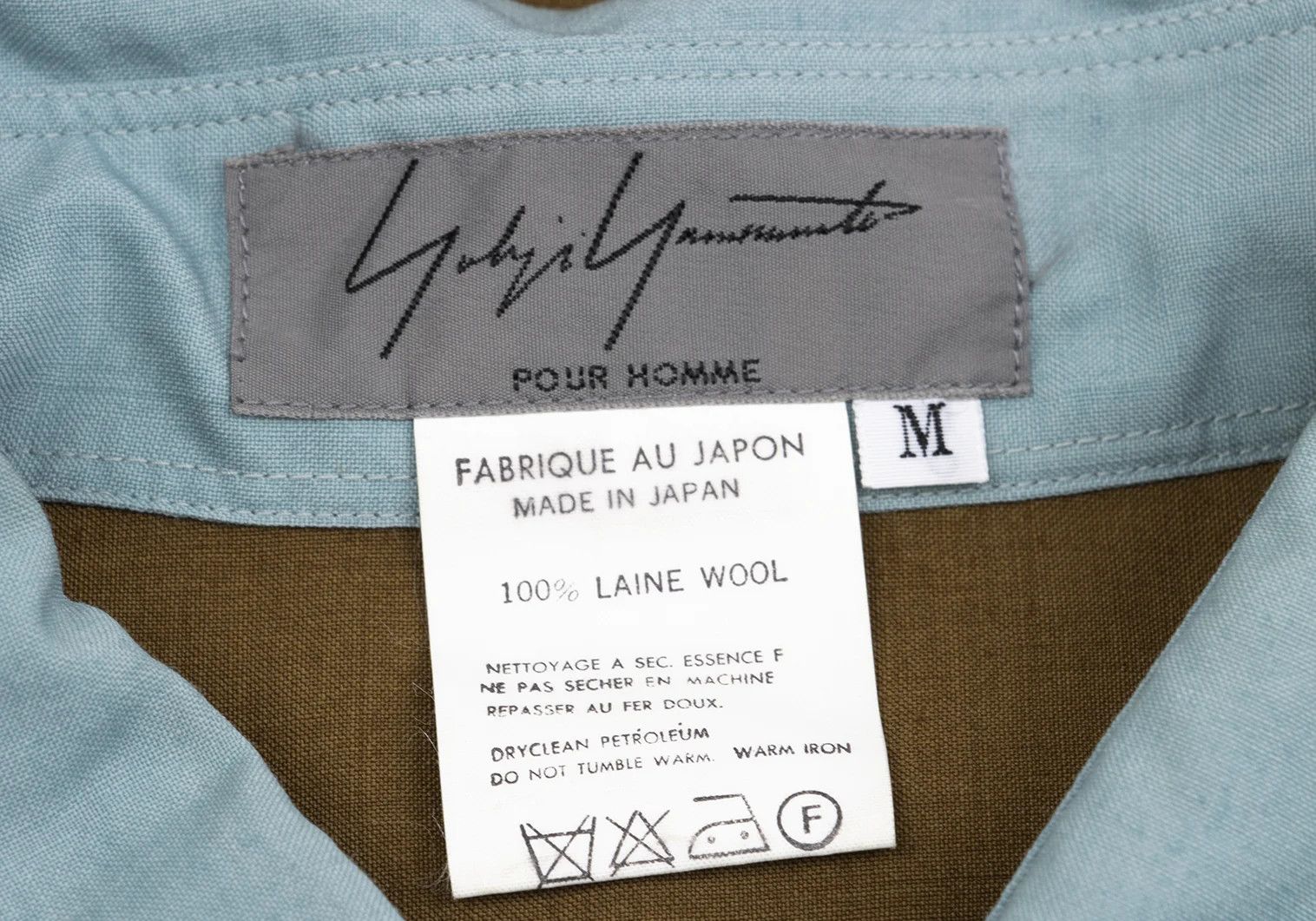 Yohji Yamamoto Yohji Yamamoto Wool Gradient Long Sleeve Shirt Size US M / EU 48-50 / 2 - 15 Thumbnail