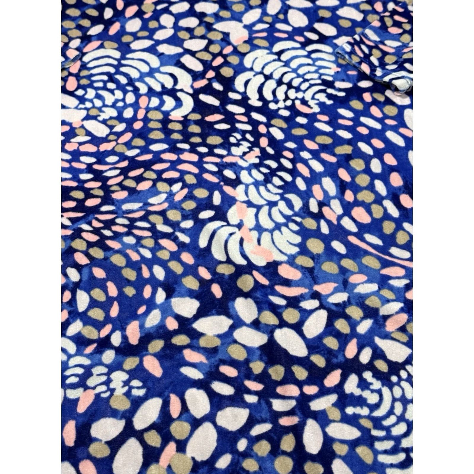 Lilly Pulitzer VINTAGE Lilly Pulitzer Velour Olive Dress Beckon Blue Sparkling Grotto Sz Medium EUC Size M / US 6-8 / IT 42-44 - 2 Thumbnail