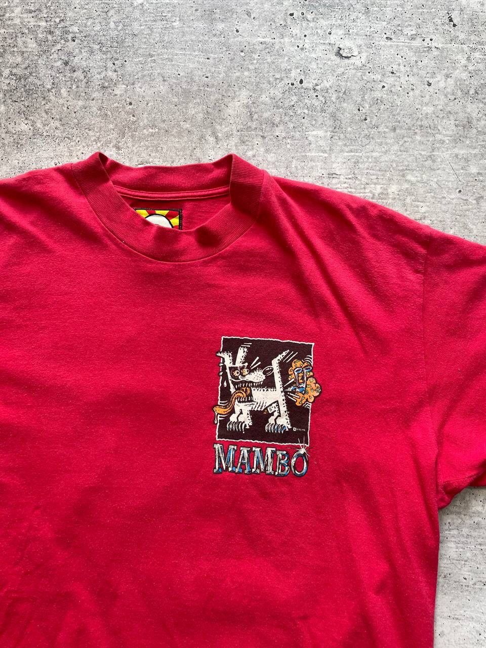 Mambo × Vintage Rare Vintage 90s Mambo Big Logo Dog Tee T-Shirt Y2K Size US L / EU 52-54 / 3 - 6 Thumbnail