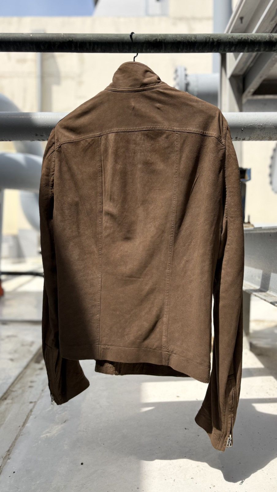 Rick Owens 15FW RICK OWENS MOLINO LEATHER JACKET Size US M / EU 48-50 / 2 - 2 Thumbnail