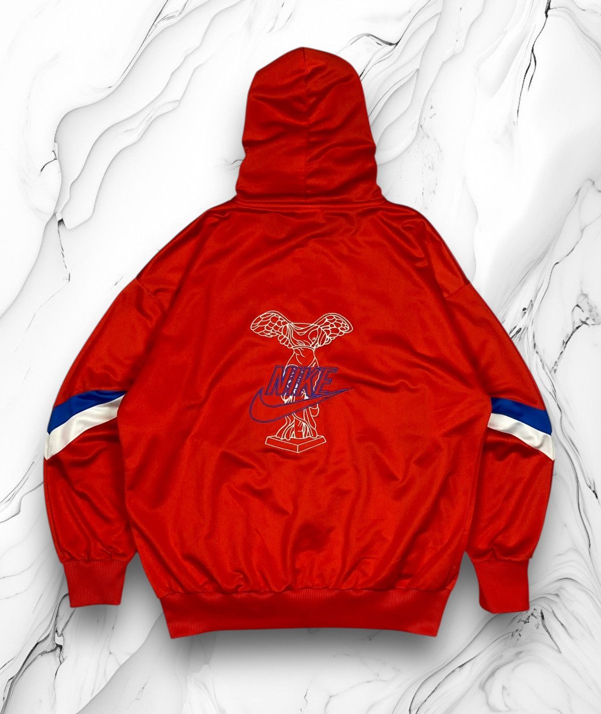 Nike Vintage 80s Nike Windbreaker Jacket Full Zip Hoodie Men’s Size US L / EU 52-54 / 3 - 1 Thumbnail