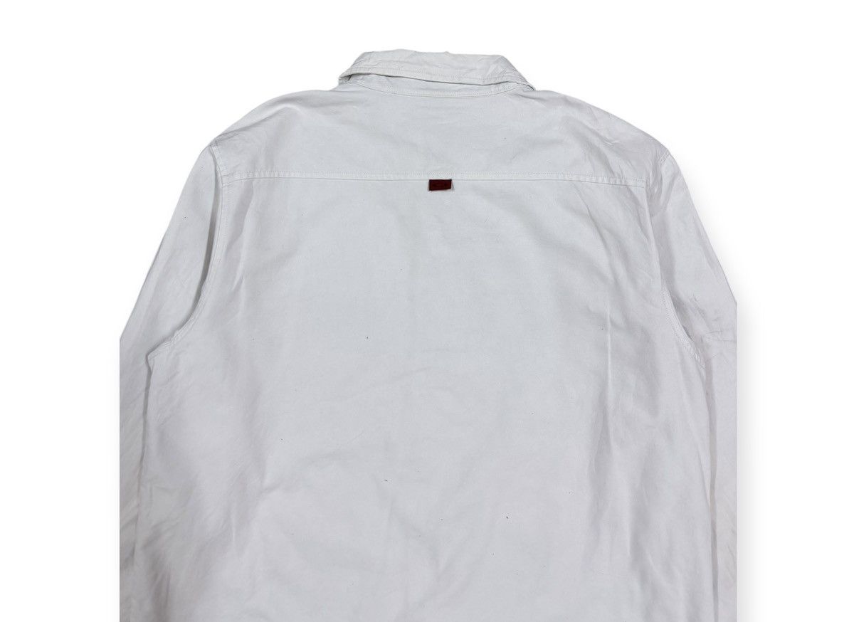 Oakley Vtg🔥Y2k Oakley White Trucker Denim Jacket Size US L / EU 52-54 / 3 - 8 Thumbnail