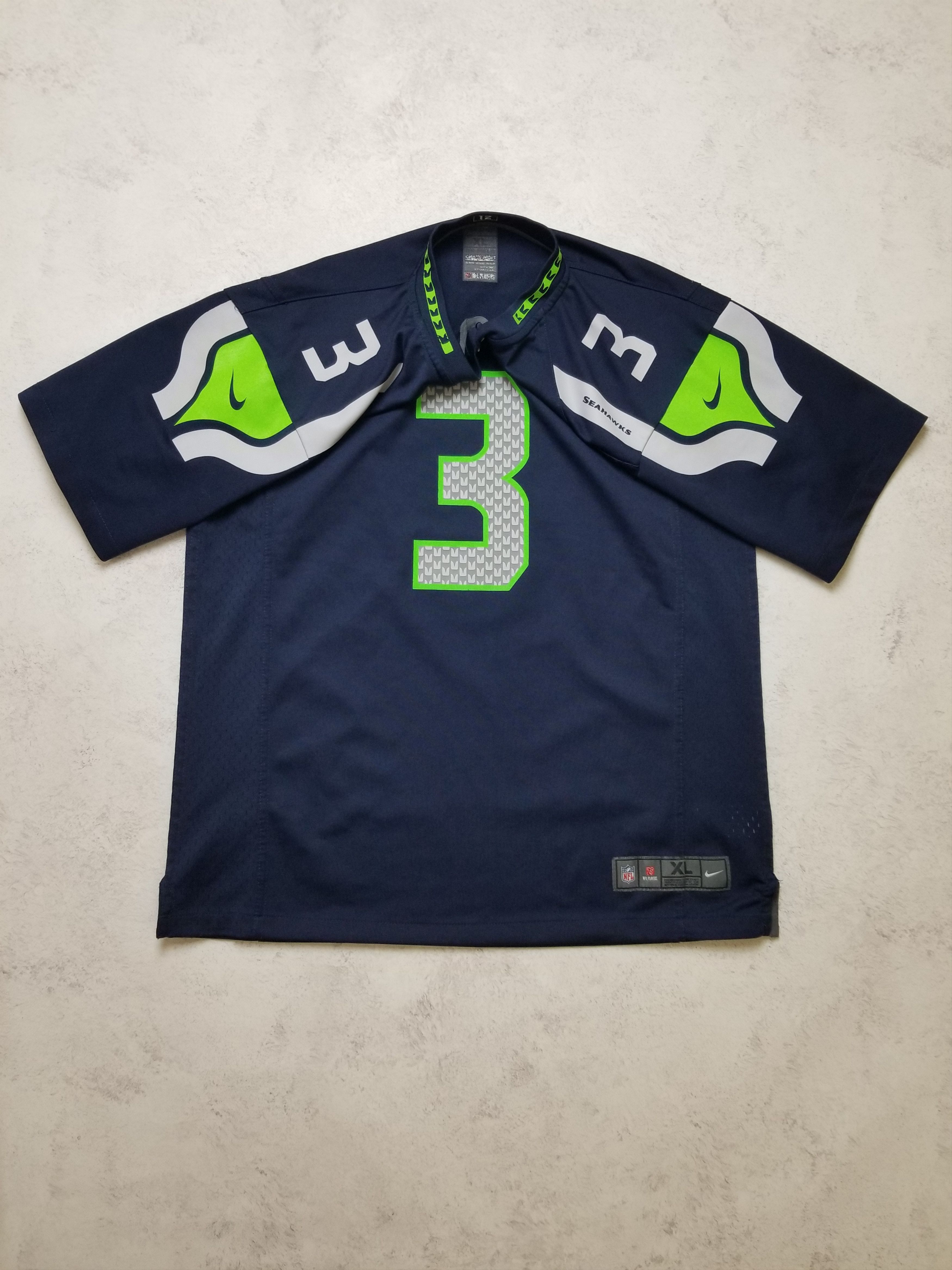 Nike Nike Russell Wilson Seattle Seahawks Jersey Youth XL Men's S Size US S / EU 44-46 / 1 - 2 Thumbnail