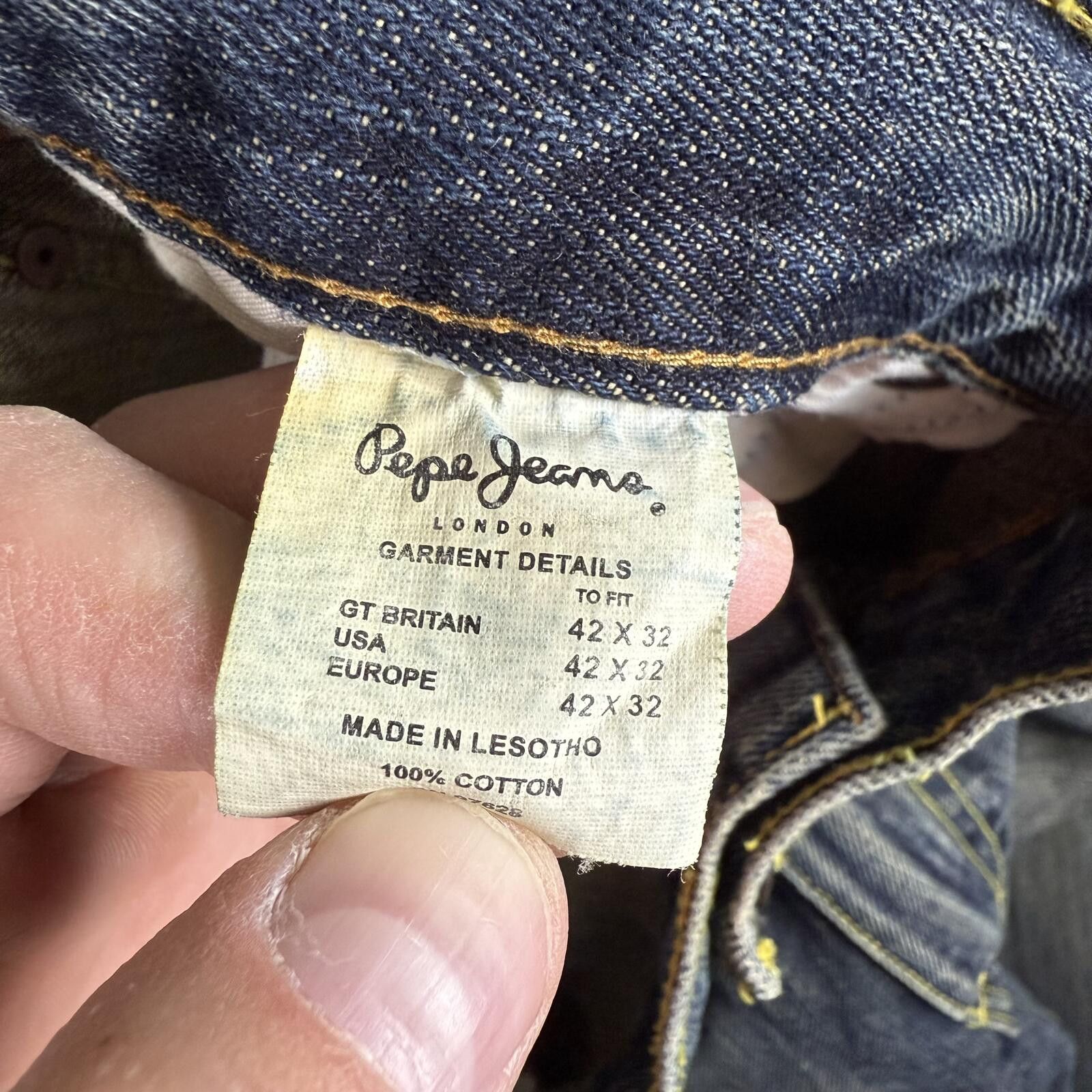 Pepe Jeans Y2K Pepe Jeans Bootcut Baggy Jeans Size 42x32 Size US 42 / EU 58 - 5 Thumbnail