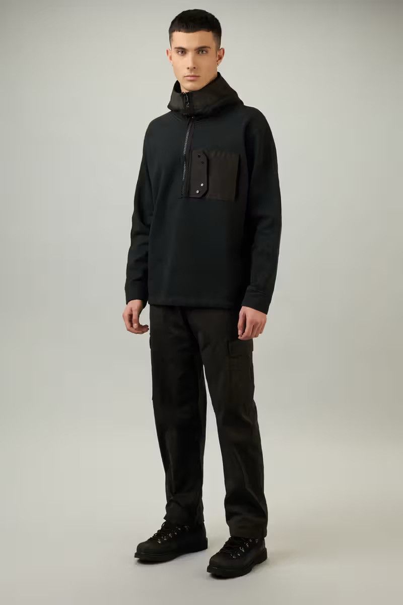 Ten C Ten C snap pocket halfzip hoodie hybrid suede Size US L / EU 52-54 / 3 - 13 Thumbnail
