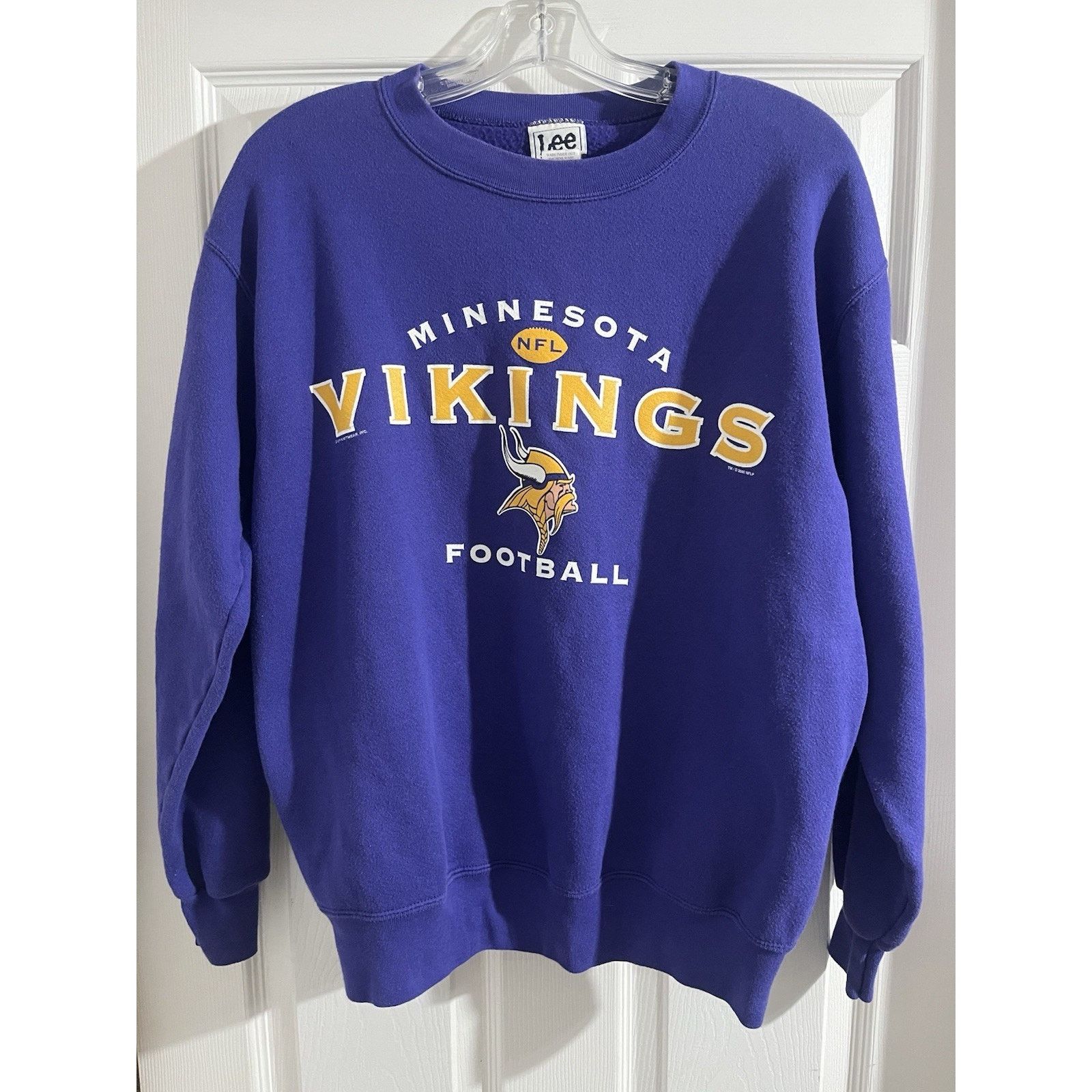 Lee Vtg/Y2K Minnesota Vikings Sweatshirt Sz Med Purple Lee Sport Size US M / EU 48-50 / 2 - 1 Thumbnail