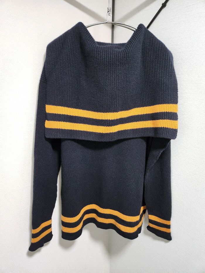 Maison Margiela Maison Margiela sailor collar knitted pullover Size US M / EU 48-50 / 2 - 9 Thumbnail