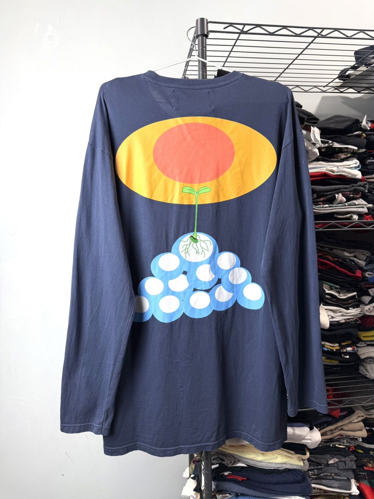 Henrik Vibskov Henrik Vibskov Printed Longsleeve T Shirt Designer Size US M / EU 48-50 / 2 - 1 Thumbnail