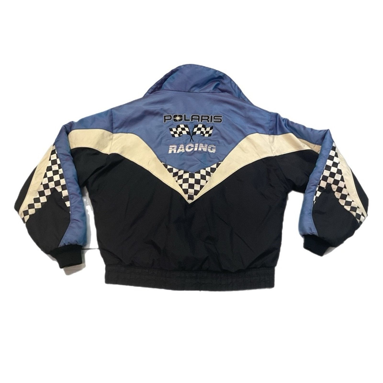 Vintage Polaris Yamaha Motorcycle Racing Jacket Size US L / EU 52-54 / 3 - 2 Thumbnail