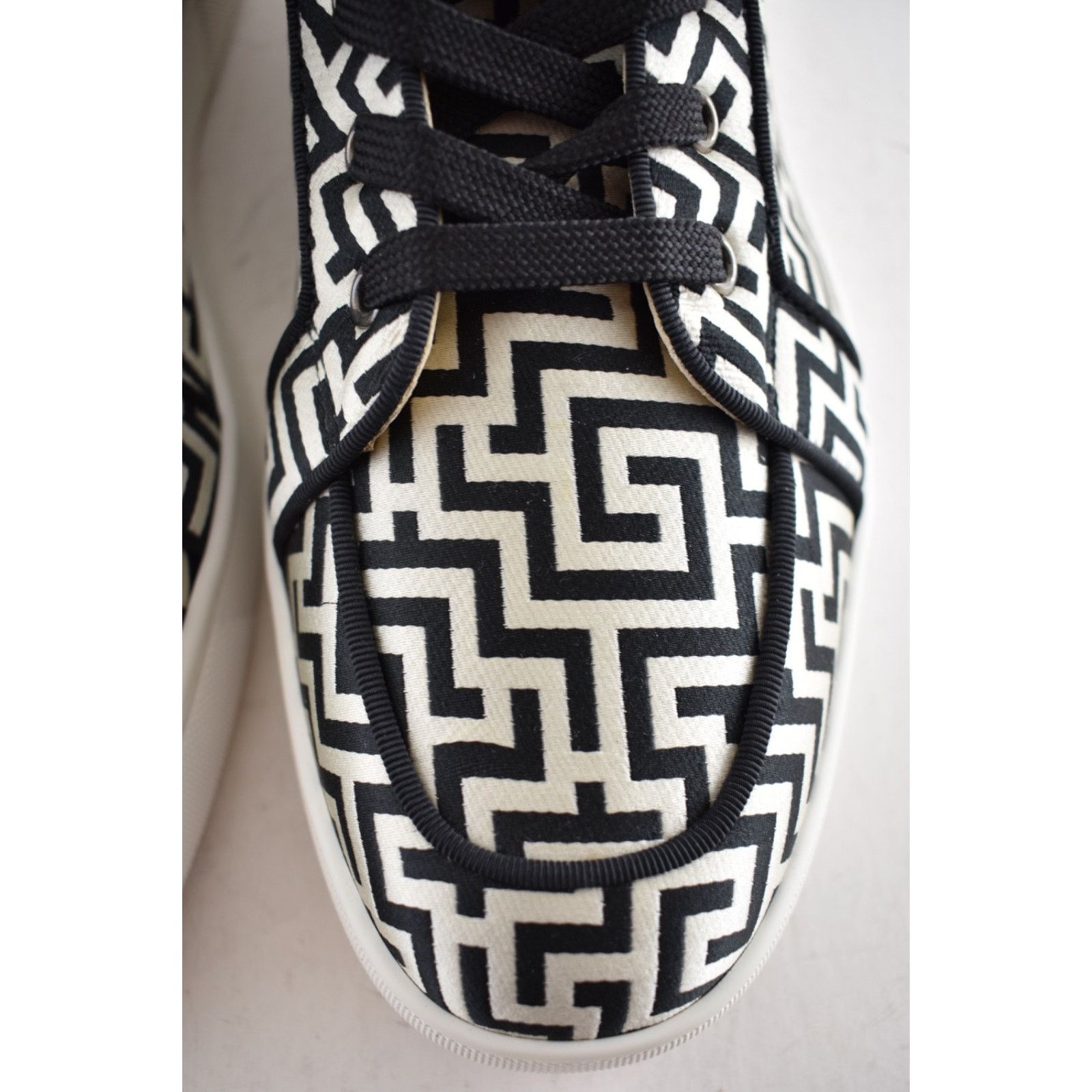 Christian Louboutin Christian Louboutin Mens Rantus Orlato Flat Tissu Black Size US 11 / EU 44 - 7 Thumbnail