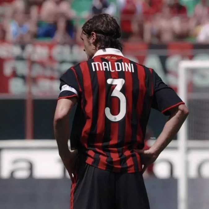 Adidas Maldini Sign In AC Milan 2009 Player Issue Soccer Jersey Size US XL / EU 56 / 4 - 5 Thumbnail