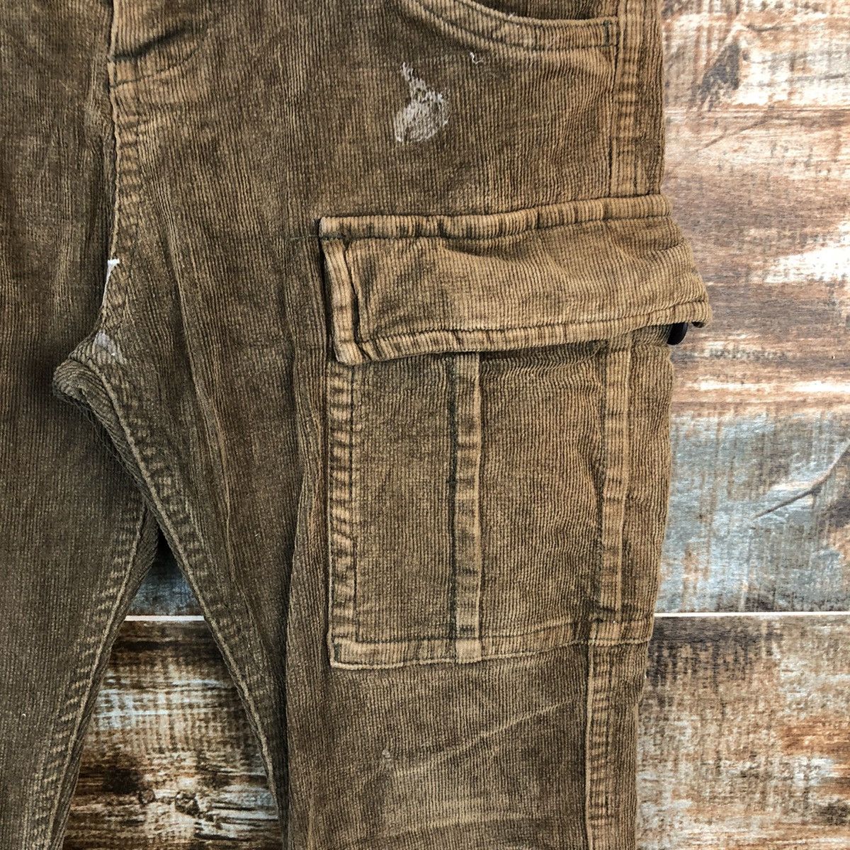 Japanese Brand DLL Back Number Brown Cargo Multipocket Pants #C223 Size 25" / US 0 / IT 36 - 10 Thumbnail