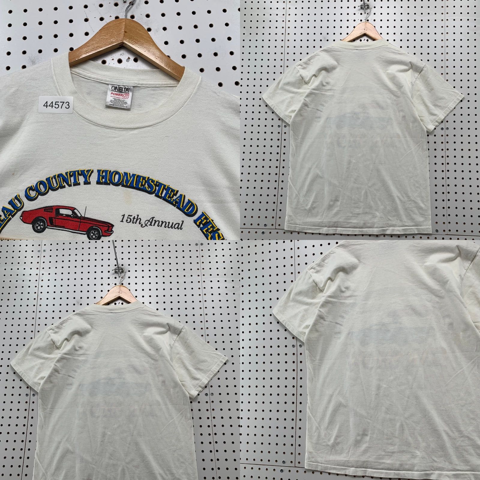 Vintage VINTAGE Classic Car Show Shirt Mens L White Buffalo County Homestead Festival Shirt Size US L / EU 52-54 / 3 - 9 Thumbnail