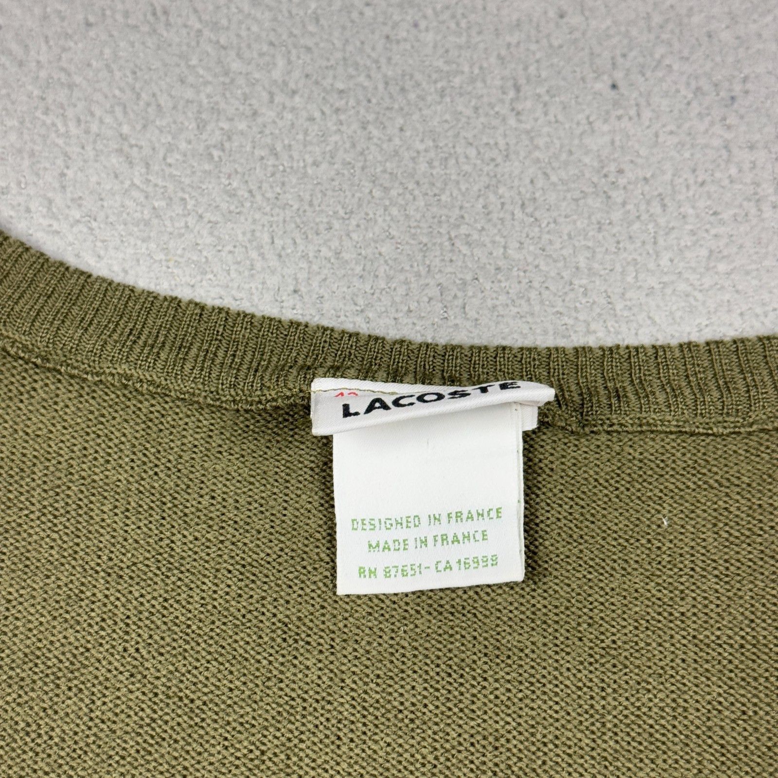 Lacoste Lacoste Knit Vest Top Vintage 80s Made in France 42 Size M / US 6-8 / IT 42-44 - 7 Thumbnail
