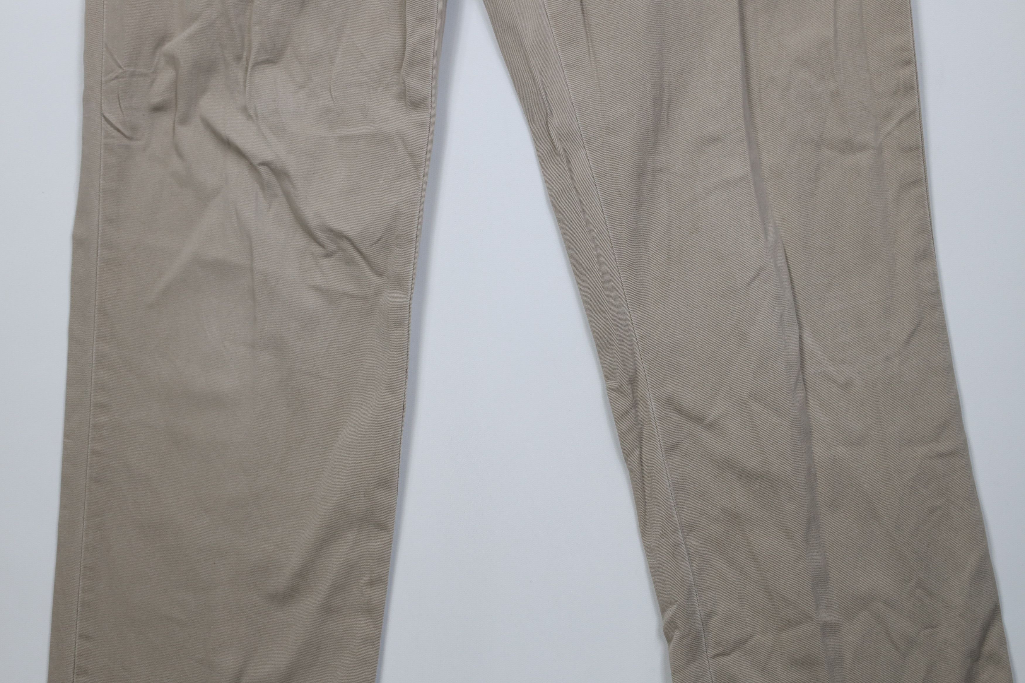Ralph Lauren Vintage 90s Ralph Lauren Wide Leg Chino Pants Beige Cotton Size US 38 / EU 54 - 3 Thumbnail