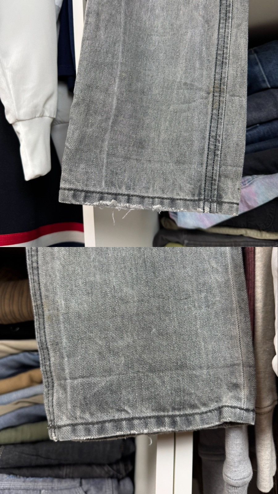 Diesel Diesel Thavar Distressed Denim Jeans Slim-Skinny Size US 31 - 14 Thumbnail