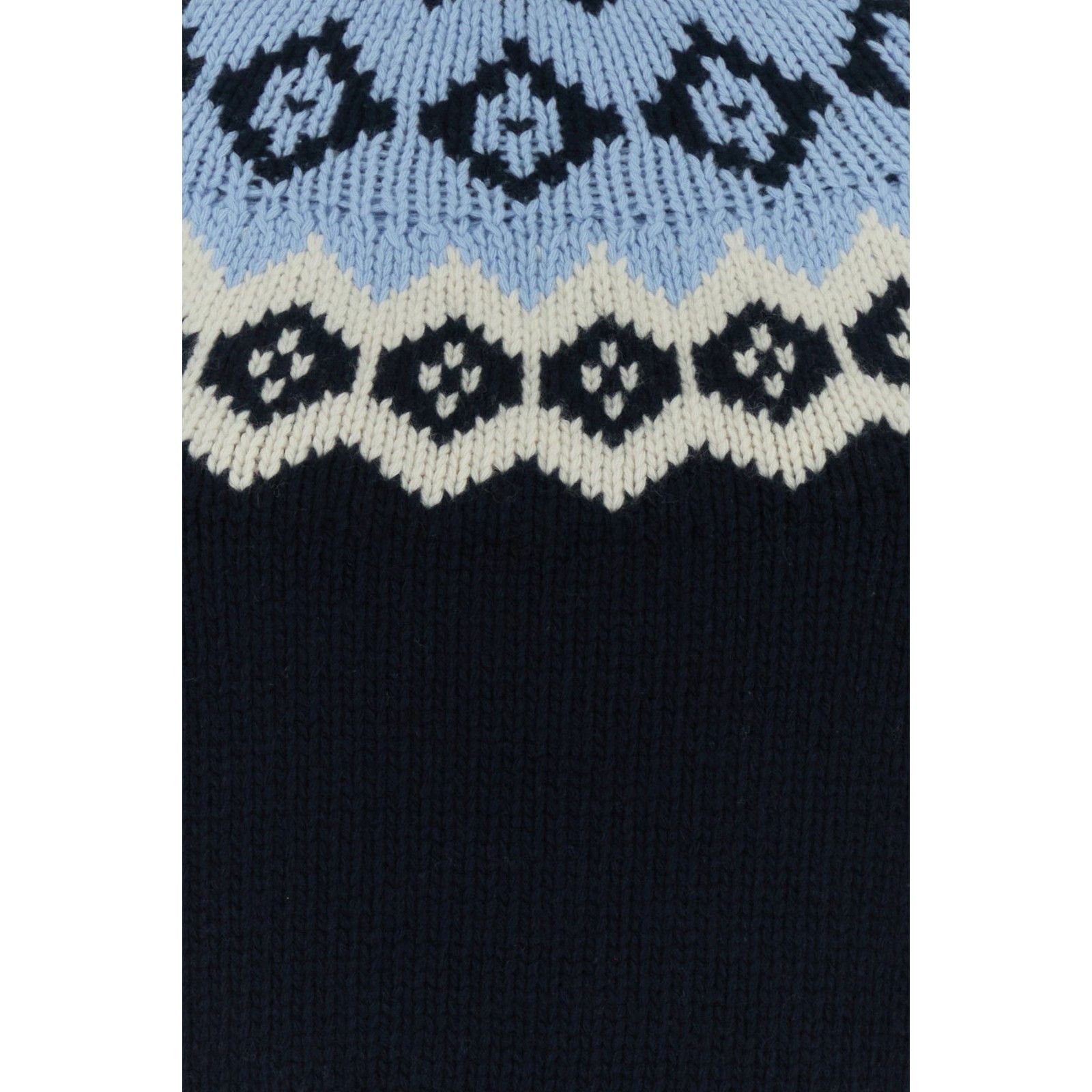 Prada PRADA Dark Blue Wool Blend Sweater New & Authentic (Women's Size S / US 4 / IT 40 - 3 Thumbnail