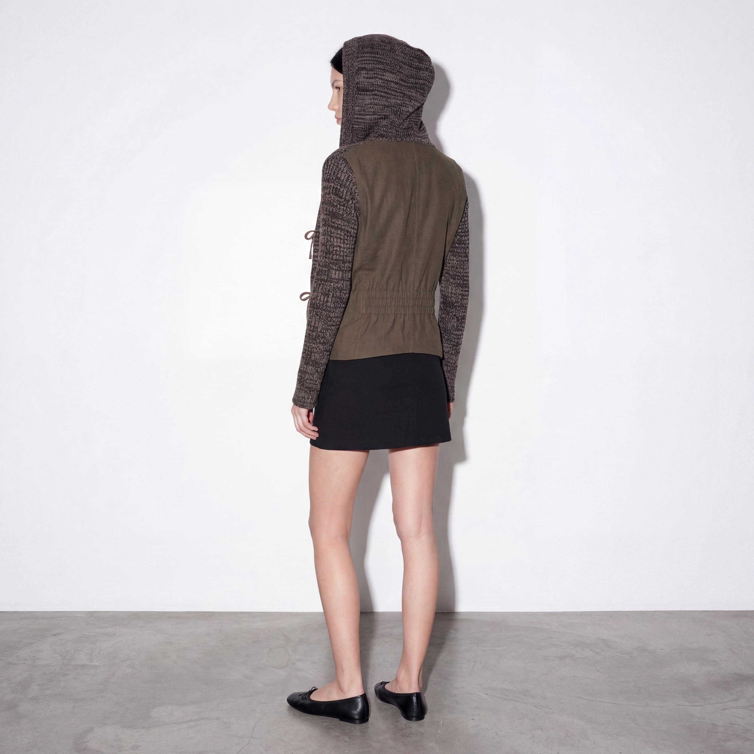 Other The Cop Copine “Couture” Beret Knitted Hooded Cardigan Size ONE SIZE - 6 Thumbnail