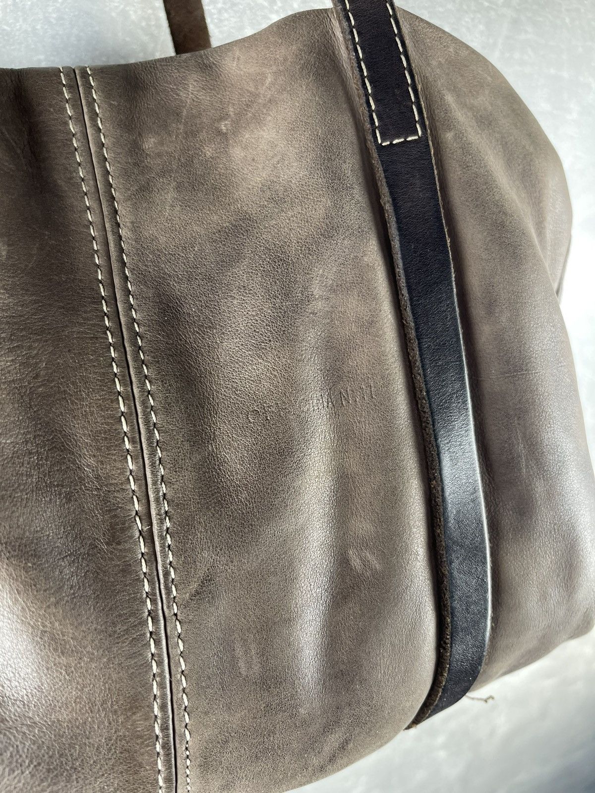 Genuine Leather Officine 11 Artisanal Handcraft Leather Shoulder Bag Size ONE SIZE - 9 Thumbnail