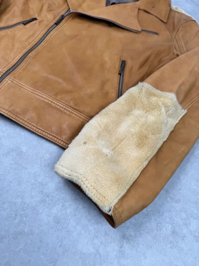 Roberto Cavalli AW2005 Cavalli Pony Hair Camel Leather Asymmetrical Jacket Size US M / EU 48-50 / 2 - 6 Thumbnail