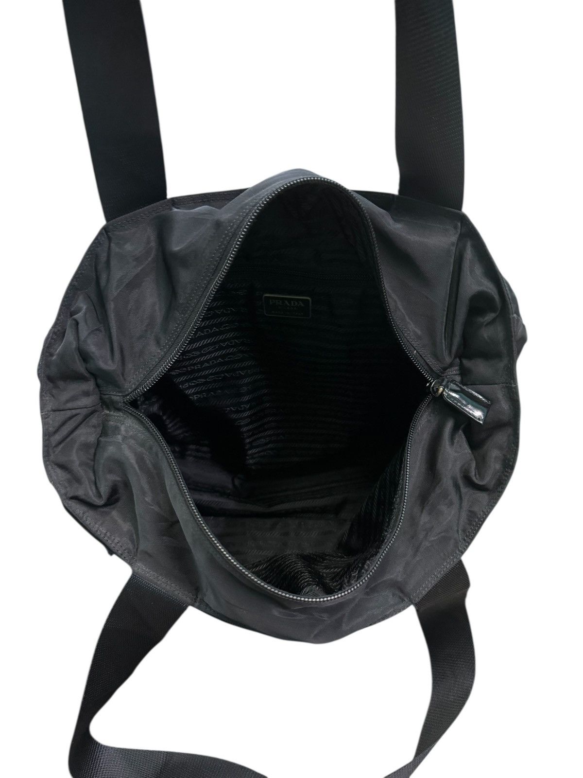 Prada VINTAE PRADA BLACK NYLON SHOULDER BAG Size ONE SIZE - 9 Thumbnail