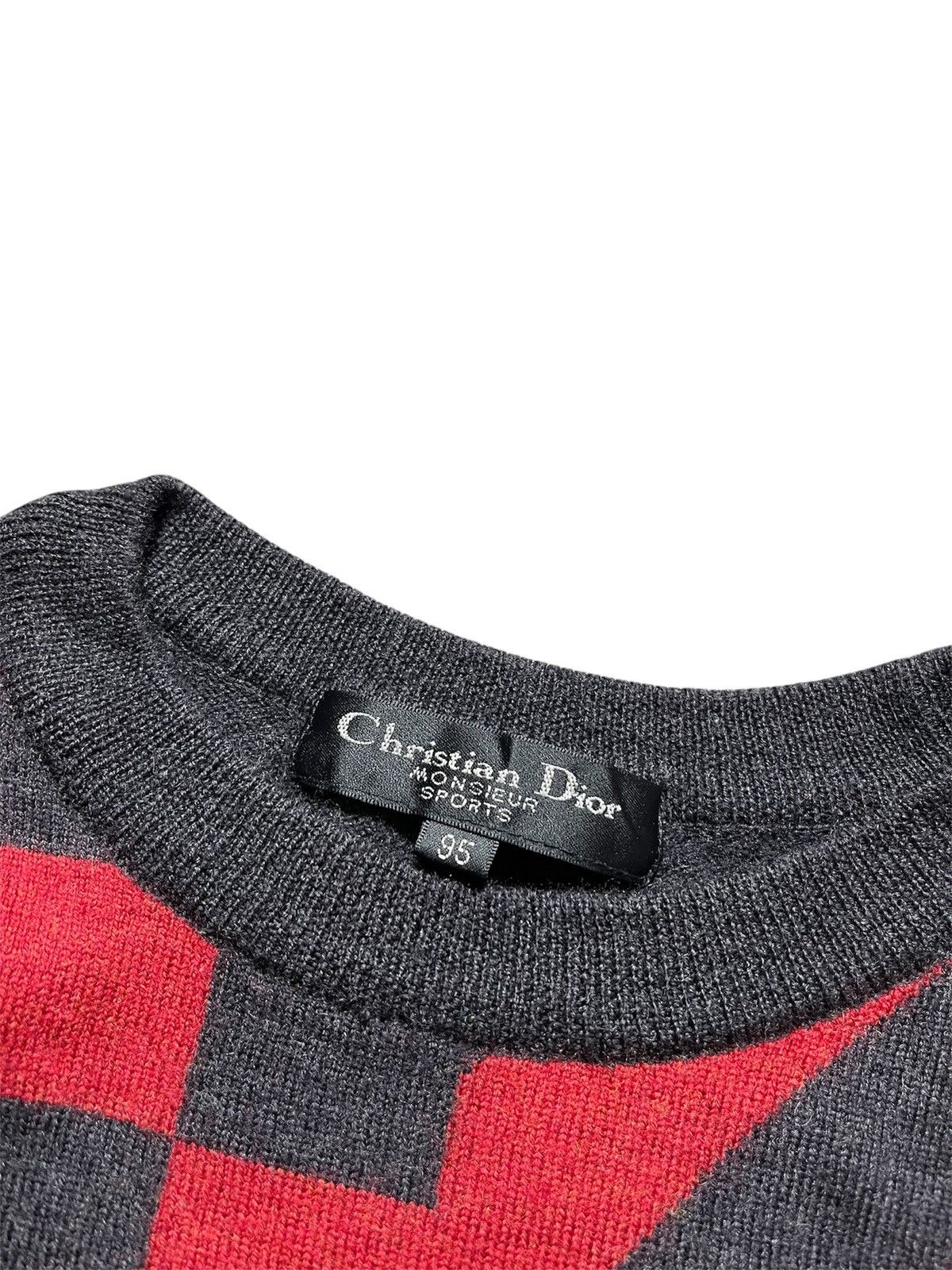 Christian Dior Monsieur Vintage Christian Dior Knitted Sweatershirt Size M / US 6-8 / IT 42-44 - 7 Thumbnail