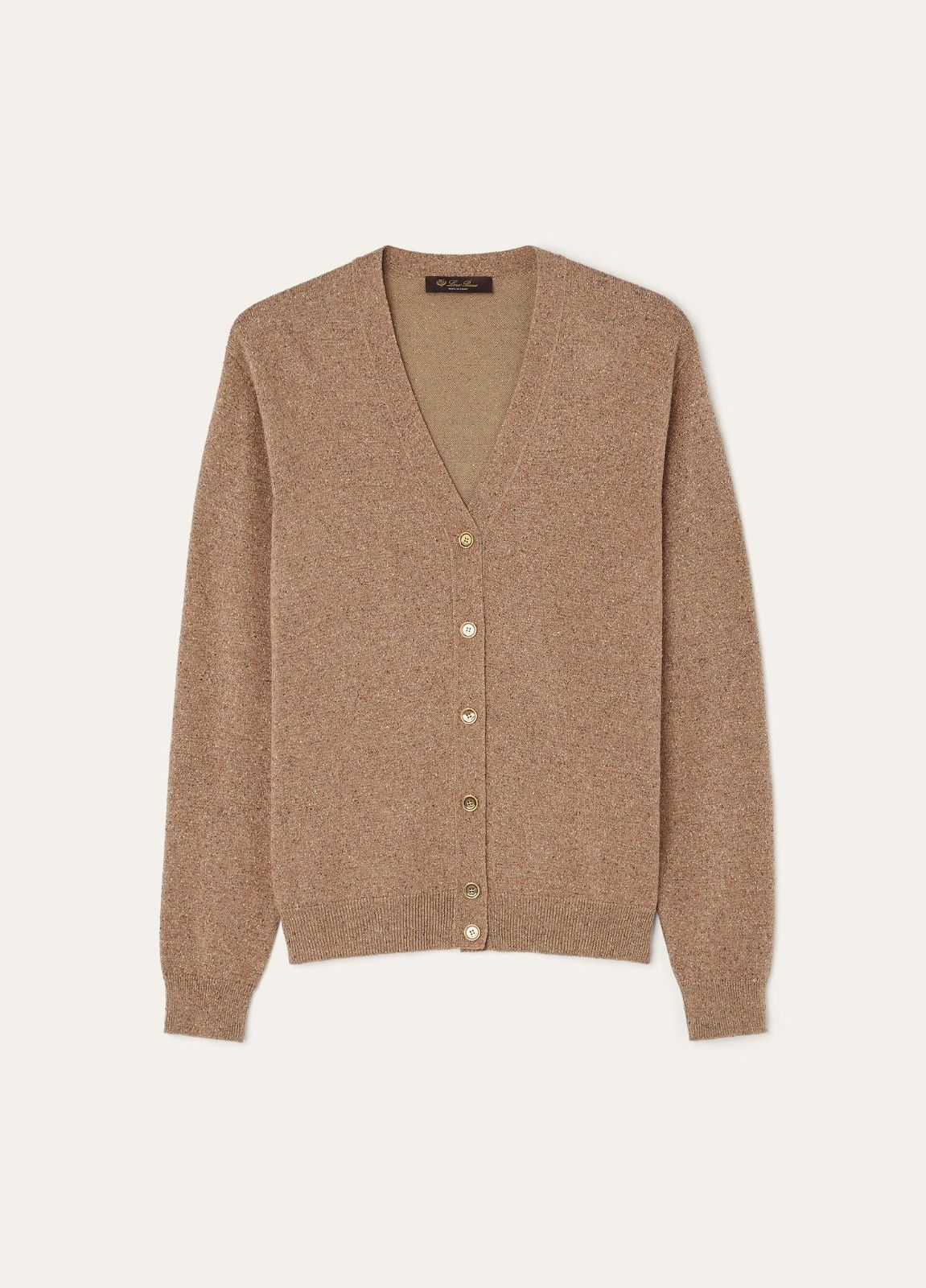 Loro Piana o1srvl11e0526 FAO9756 Colonno Cardigan in Brown Size L / US 10 / IT 46 - 1 Thumbnail