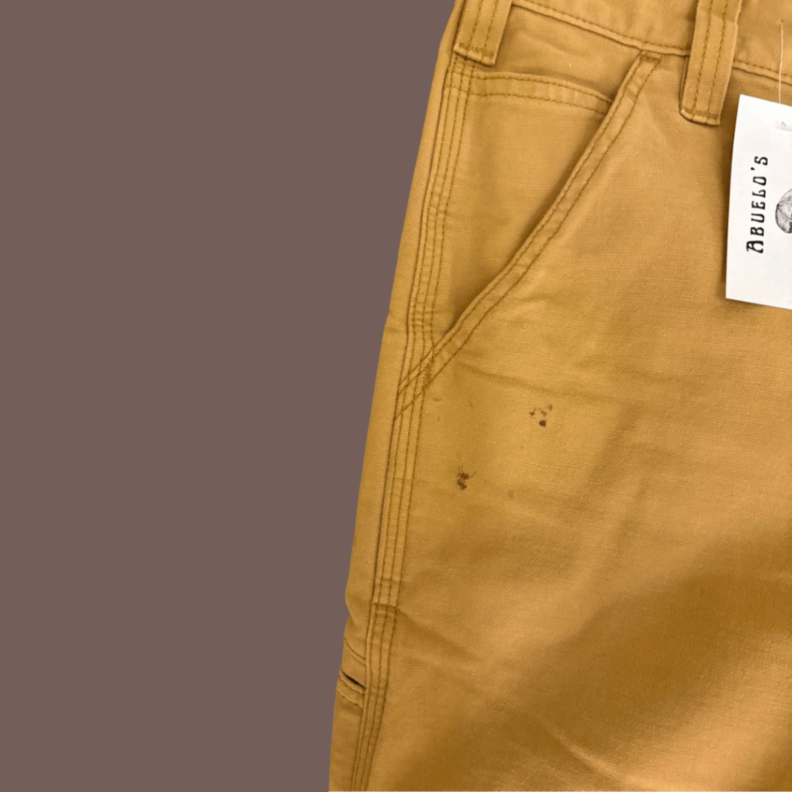 Carhartt VTG Work Shorts | Carhartt Duck Brown 33 | Gorpcore Utility Size US 33 - 4 Thumbnail