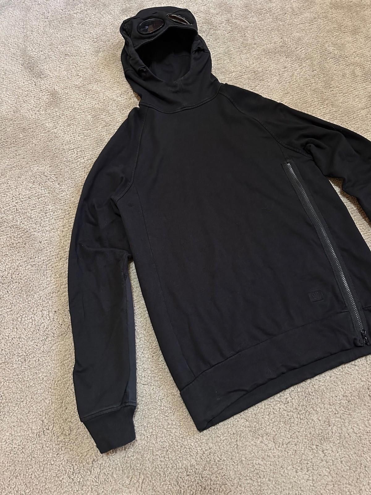 C.P. Company CP Company Zip Goggle Hoodie Jumper Black Sweatshirt Jacket Size US S / EU 44-46 / 1 - 3 Thumbnail