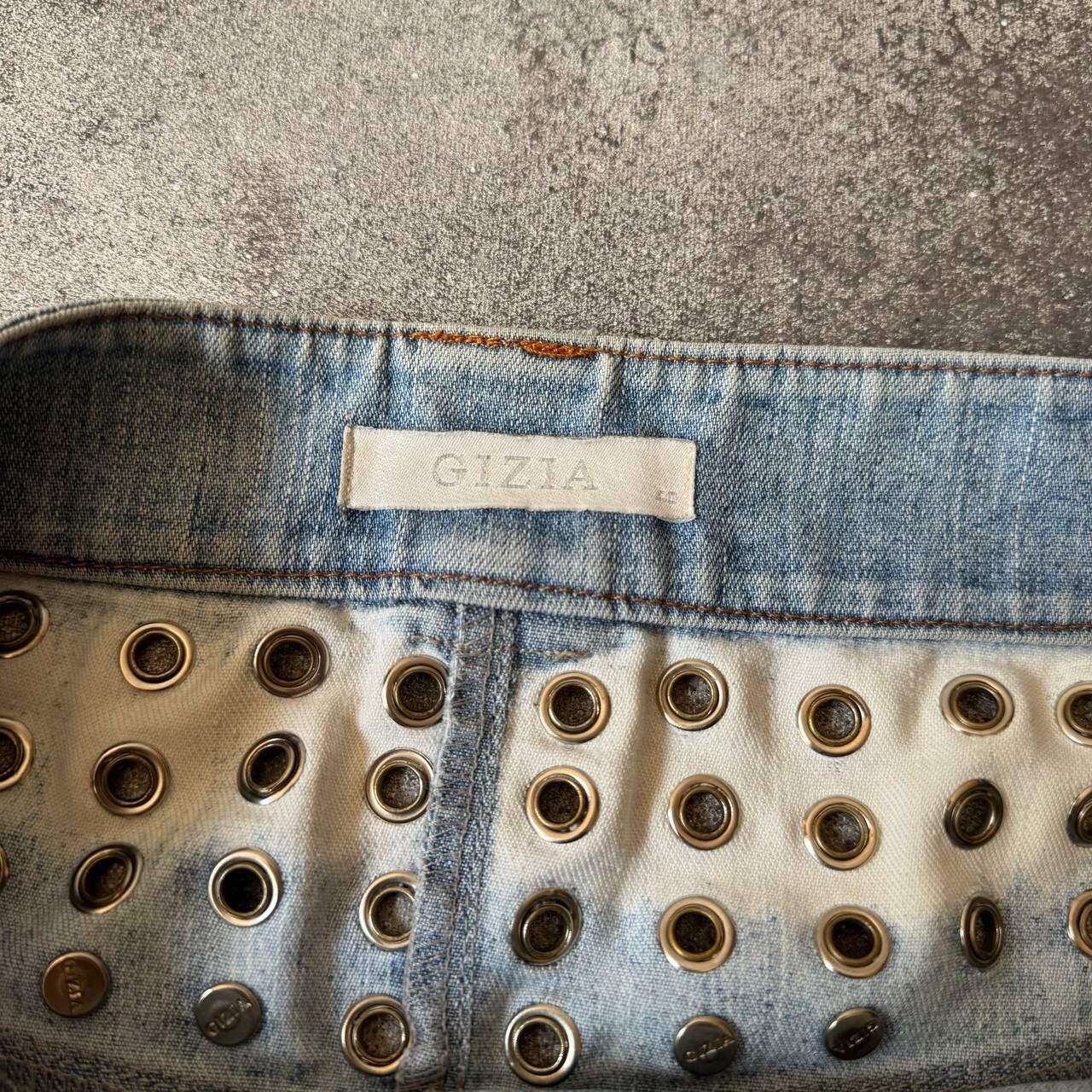 20471120 × Hysteric Glamour × Japanese Brand Opium Y2K Super Sexy Distressed Mini Skirt Size 32" / US 10 / IT 46 - 9 Thumbnail
