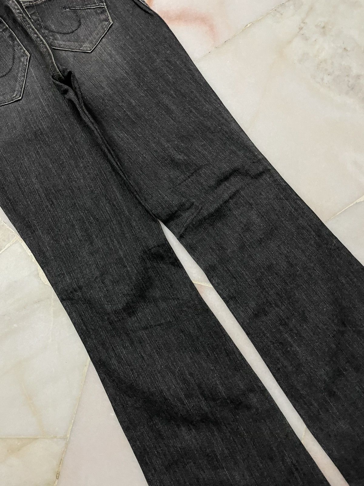 If Six Was Nine 💥Bell Bottom💥90s Style Sweet Camel Bootcut Sand Washed Jean Size 27" / US 4 / IT 40 - 13 Thumbnail