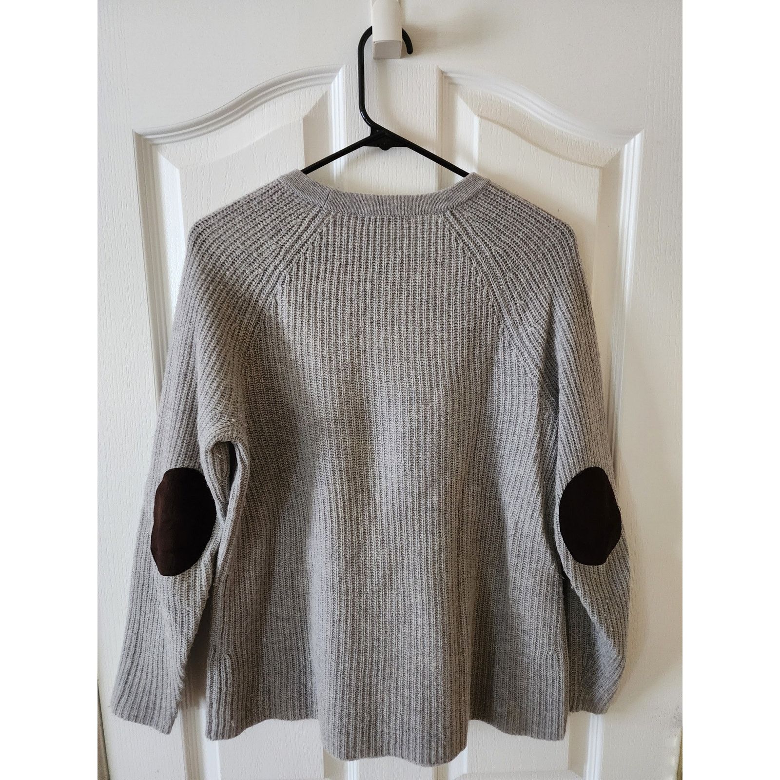 Madewell Madewell Stadium Sweater 100% Merino Wool Leather Size M Size M / US 6-8 / IT 42-44 - 5 Thumbnail