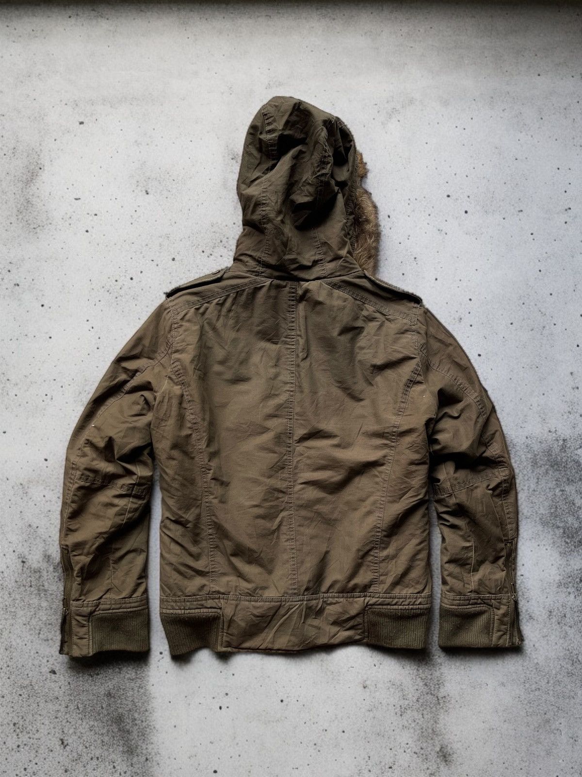 Dickies × SHINYAKOZUKA Vintage Dickies Faux Fur Hood Military Jacket LGB Style Size US M / EU 48-50 / 2 - 2 Thumbnail
