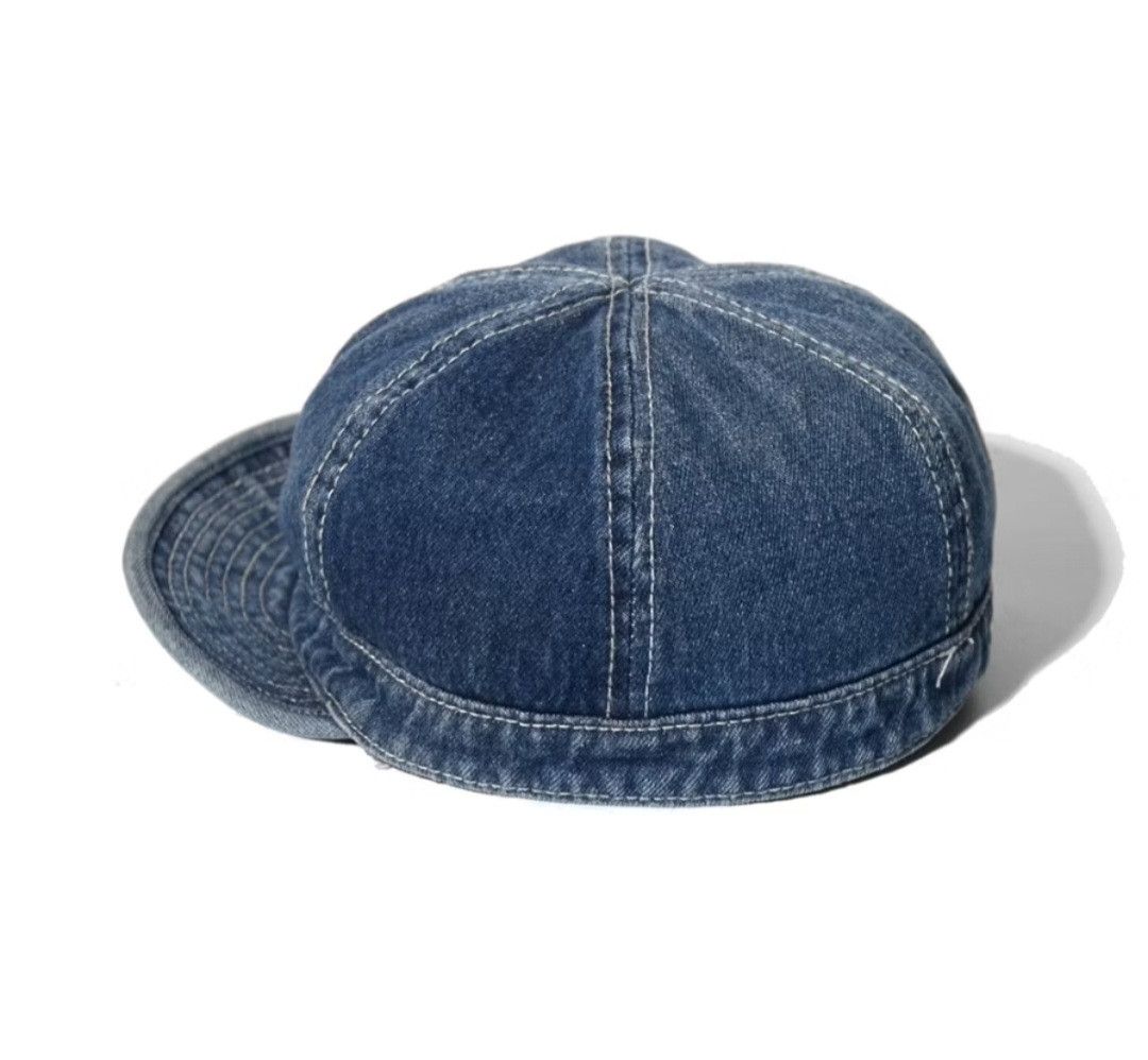 Japanese Brand Baseball short brim denim Japanese style cap Size ONE SIZE - 2 Thumbnail