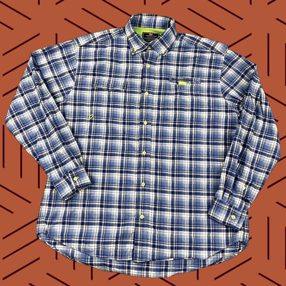 Vineyard Vines VINEYARD VINES Harbor Shirt Mens Large Plaid Nylon Performance Fishing Vented Shirt Size US L / EU 52-54 / 3 - 1 Thumbnail
