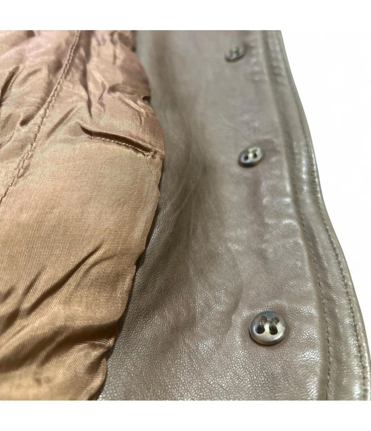 Versace Gianni Versace 80s Rare Vintage Brown Biker leather vest Size ONE SIZE - 13 Thumbnail