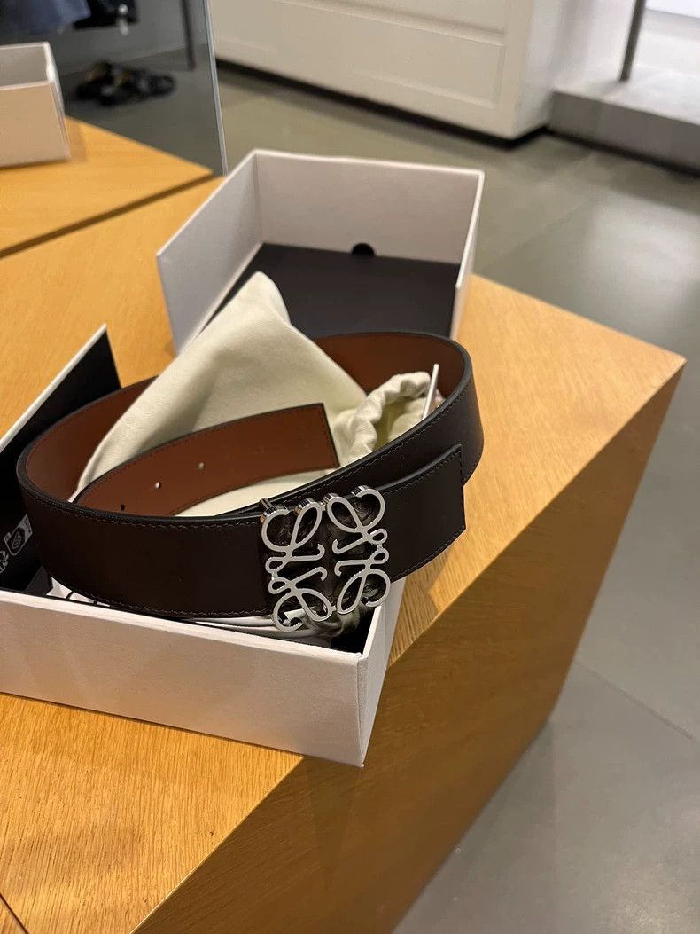 Loewe Loewe Double-sided Leather Belt - dmc Size ONE SIZE - 1 Thumbnail