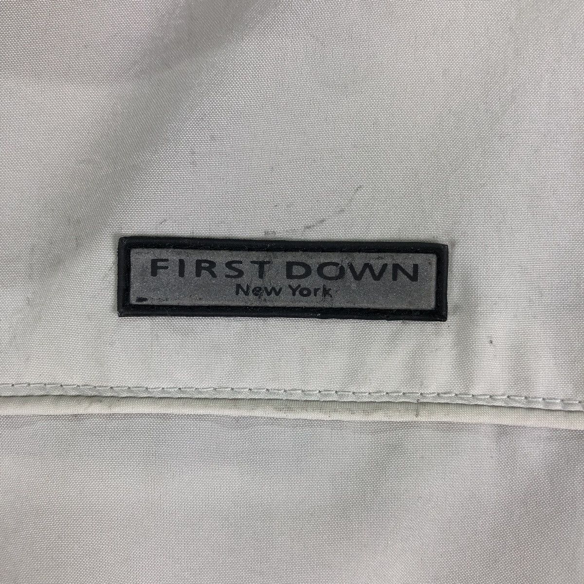 Japanese Brand × Vintage Vintage 90's First Down Zipper Nylon Light Jacket Size US L / EU 52-54 / 3 - 8 Thumbnail