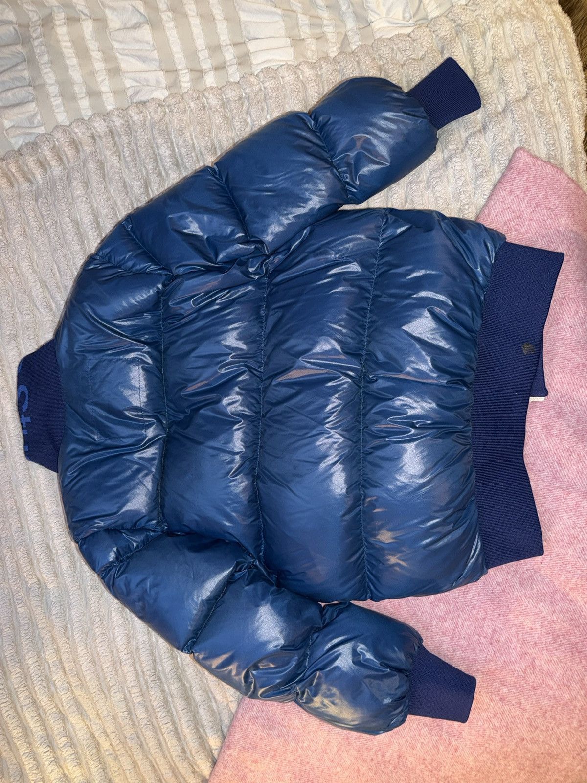 Acne Studios Acne Studios Navy Blue Down Puffer Jacket (Size 38) Size US M / EU 48-50 / 2 - 2 Thumbnail