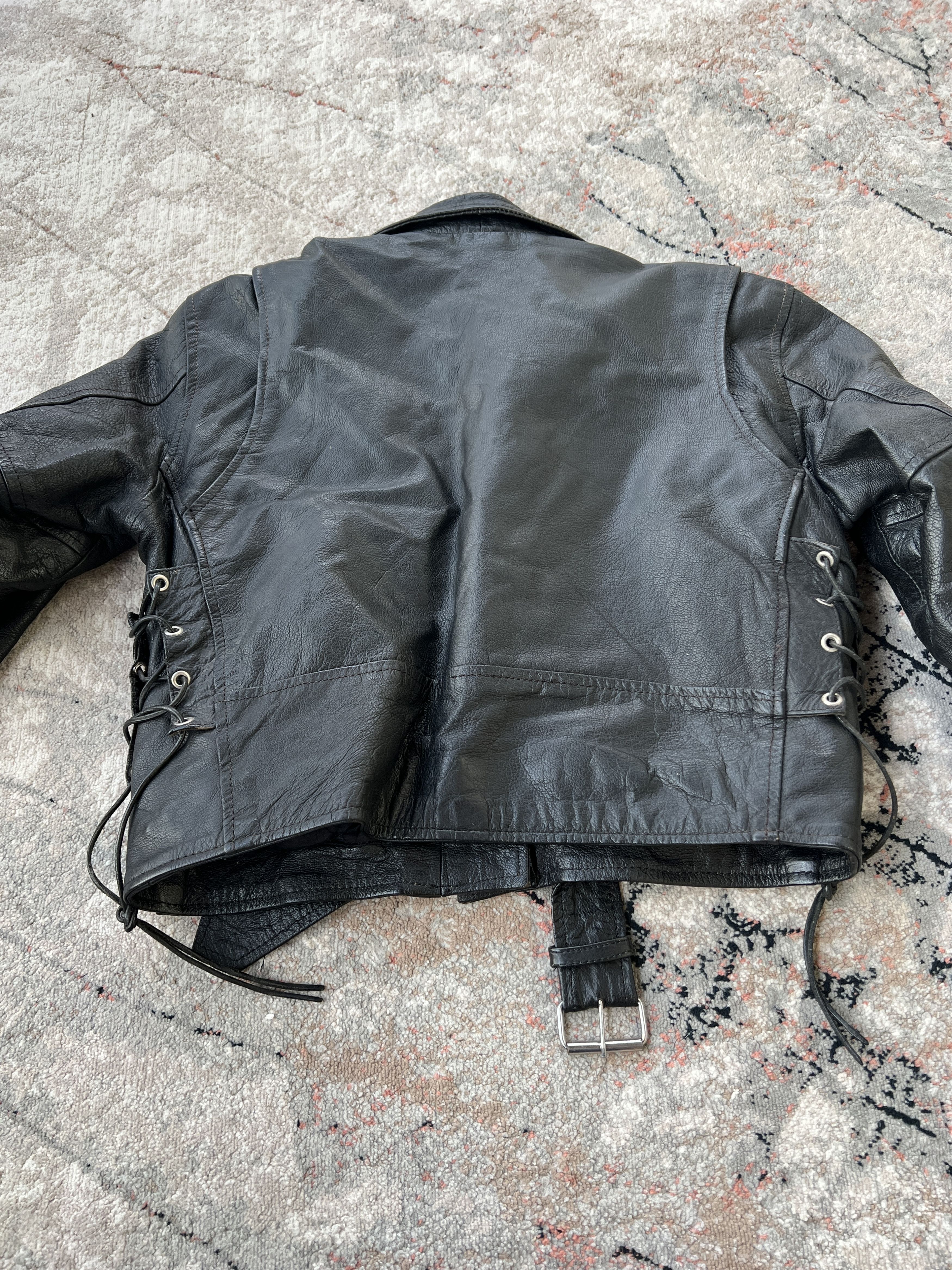 Leather Hot Leathers Vintage Jacket Size L / US 10 / IT 46 - 9 Thumbnail