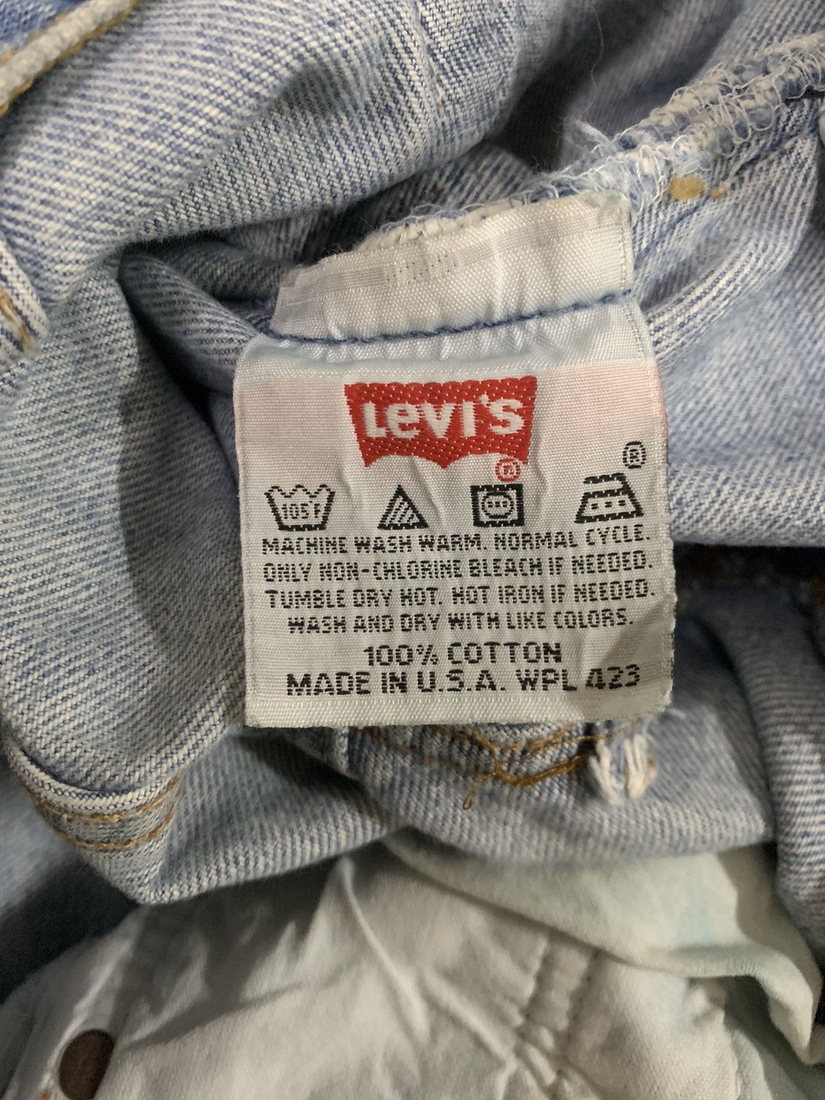 Levi's Vintage 90s Levis 501 Button Fly Mud Wash Distressed Jeans Size US 29 - 15 Thumbnail