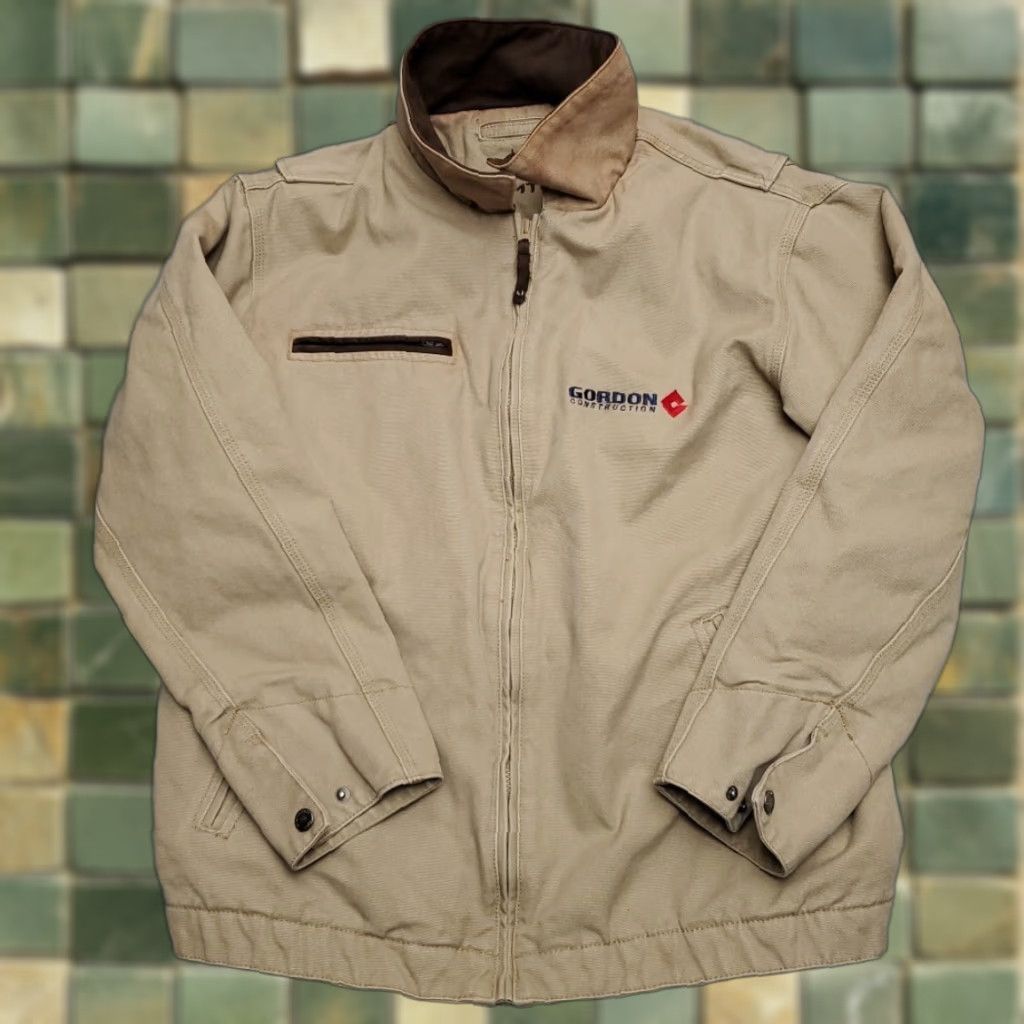 Stormtech VINTAGE Stormtech Jacket Mens XL Brown Trucker 50% Wool Flannel Lined Chore Work Bomber Shirt Size US XL / EU 56 / 4 - 1 Thumbnail