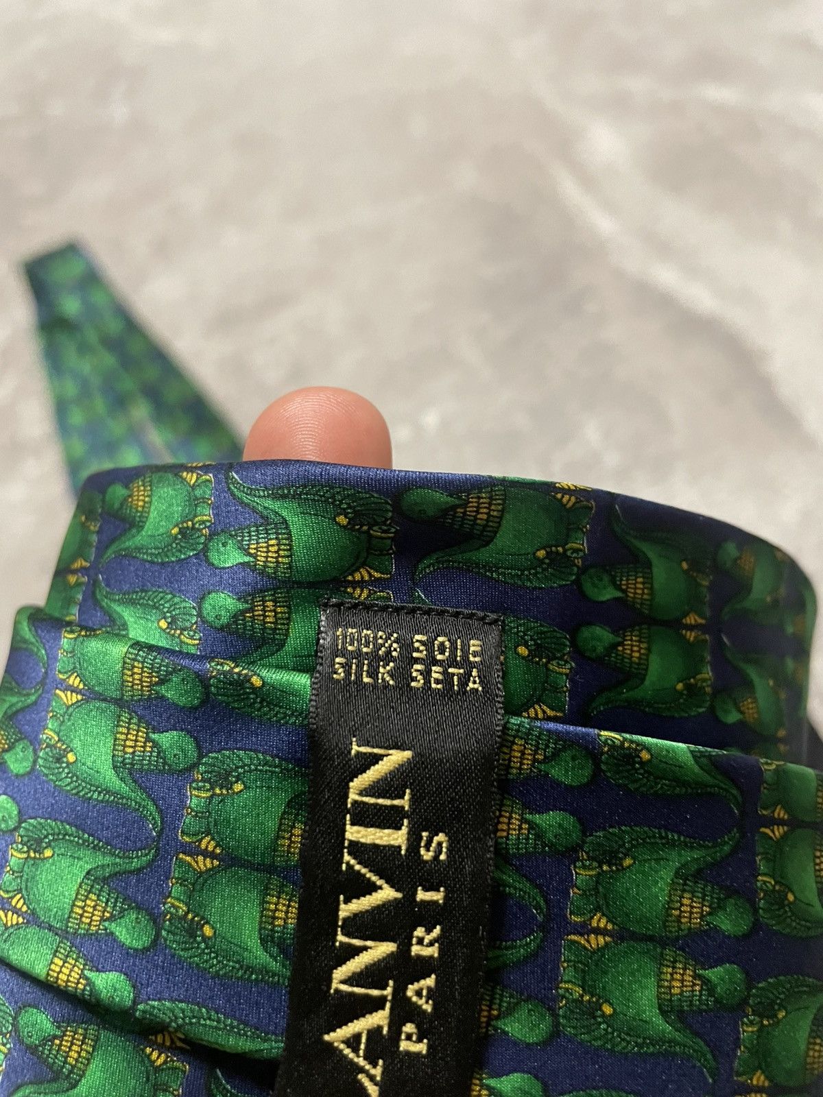 Lanvin Vintage Lanvin Tie Size ONE SIZE - 10 Thumbnail