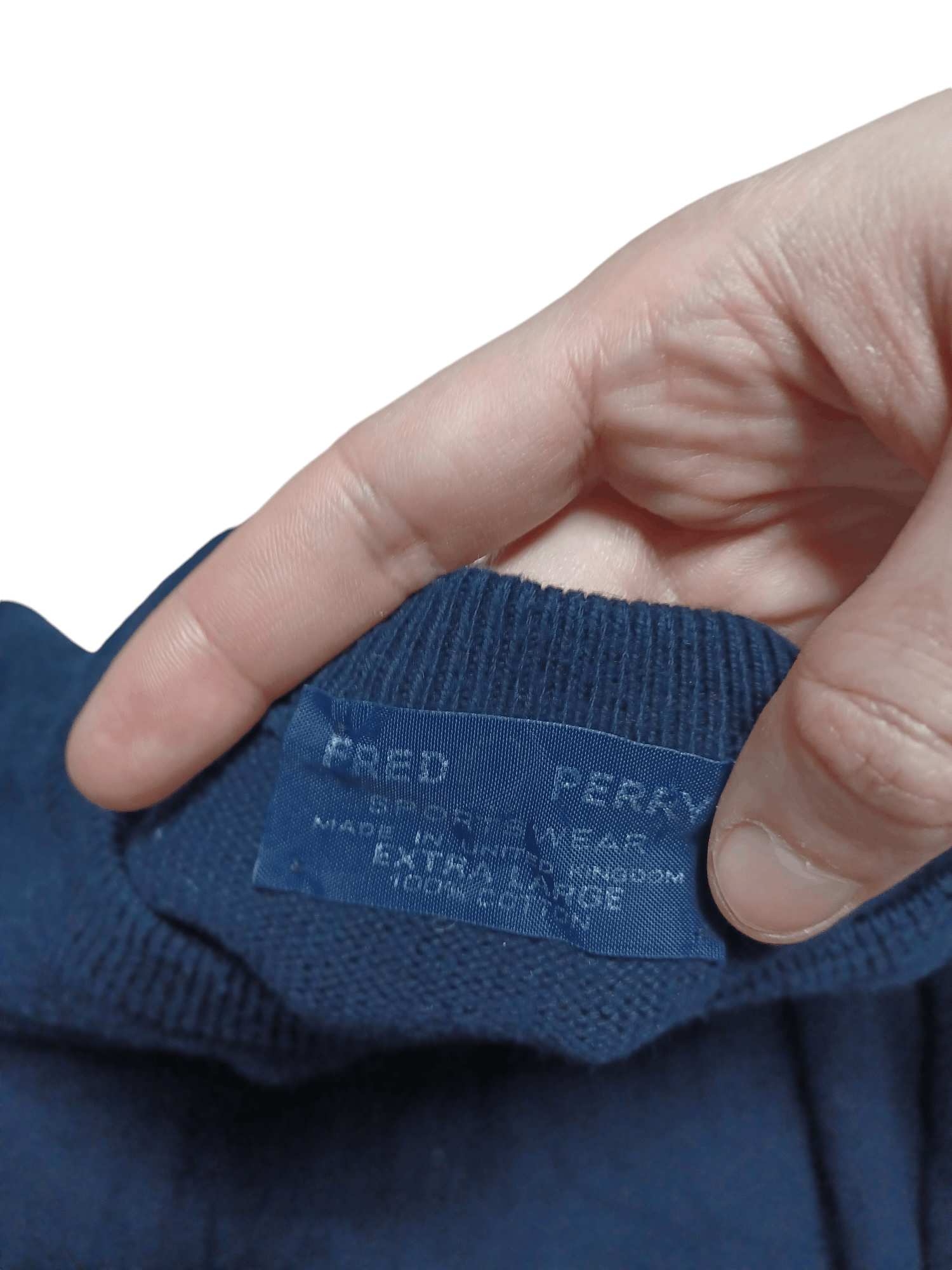 Fred Perry FRED PERRY VINTAGE 90S OR 80S COTTON SWEATER Size US XL / EU 56 / 4 - 4 Thumbnail