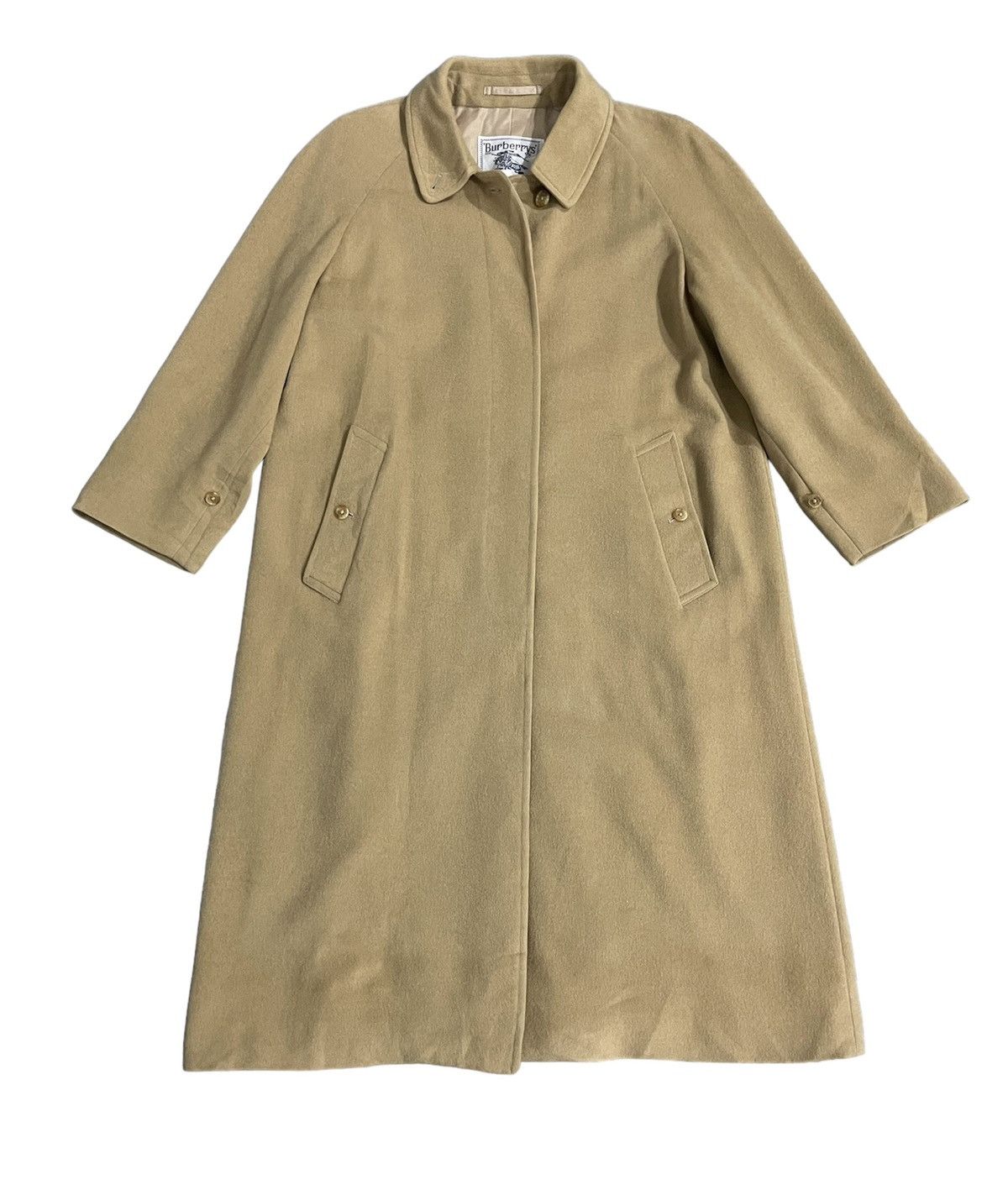 Burberry × Vintage Vintage Burberrys Wool Long Jacket Size US L / EU 52-54 / 3 - 1 Thumbnail