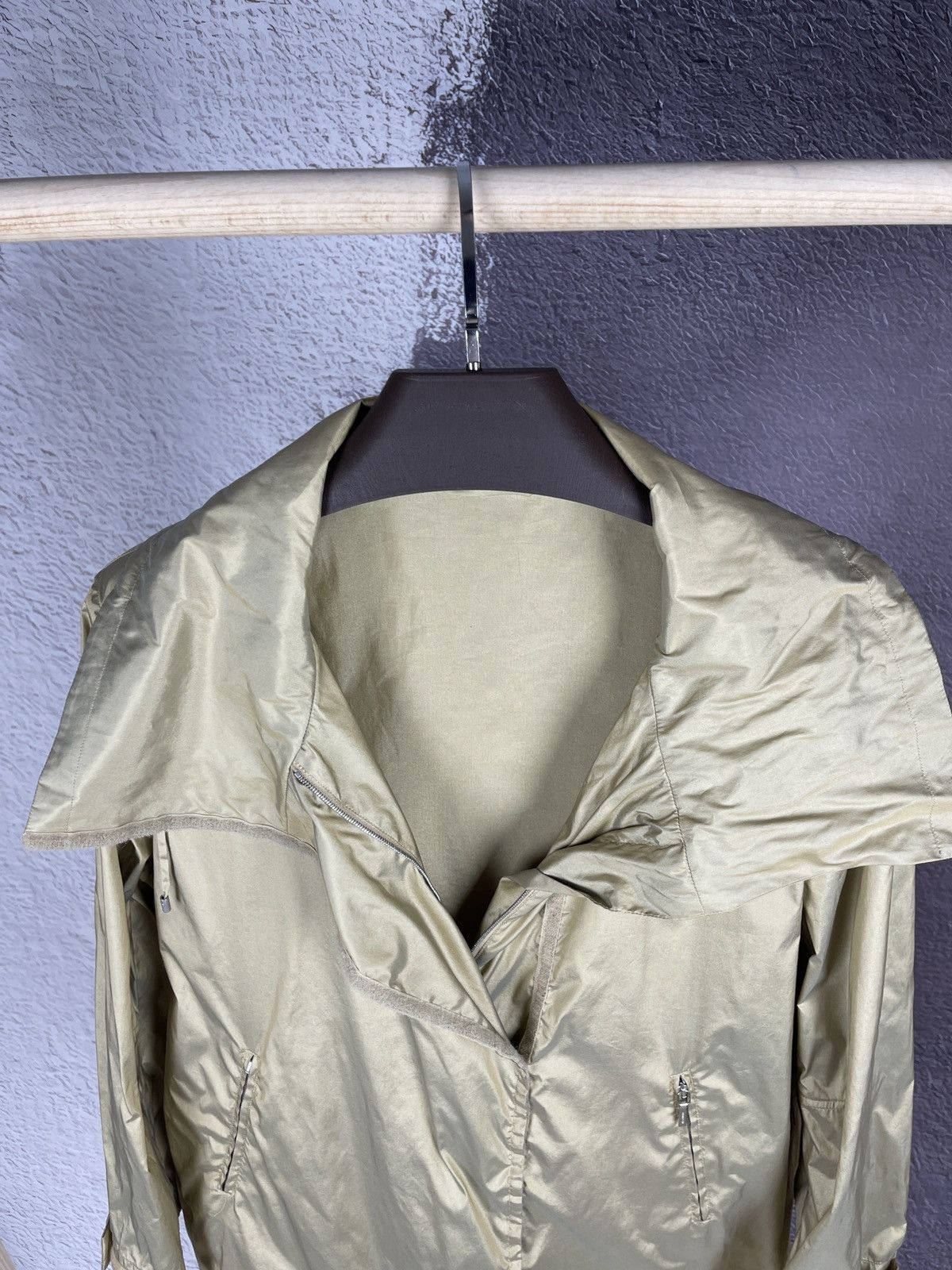 Jil Sander Jil Sander golden nylon shimmer jacket size 38 Size XS / US 0-2 / IT 36-38 - 11 Thumbnail
