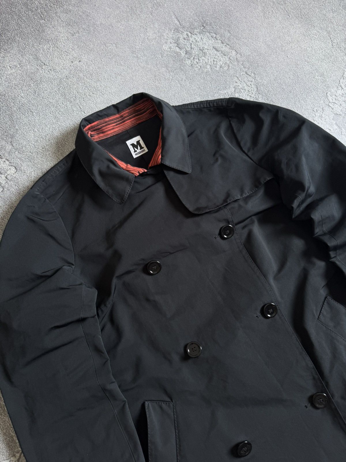 Missoni Missoni 48size black light button up jacket trench coat Size XL / US 12-14 / IT 48-50 - 11 Thumbnail