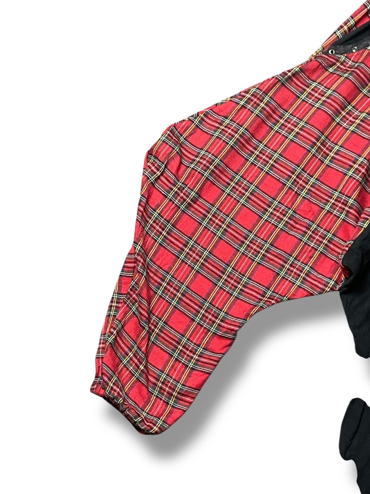Japanese Brand ACDC RAG Tartan & Solid Sarrouel Pants (91) Size US 26 / EU 42 - 5 Thumbnail